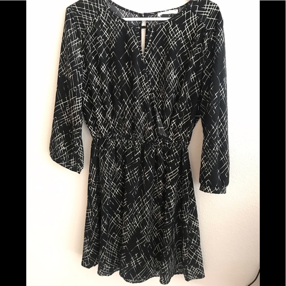 Black and White Dress